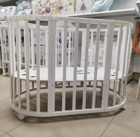 Кровать круг-овал Melissa Белая