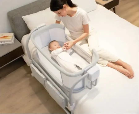 Колыбель Luxmom 08602 серый