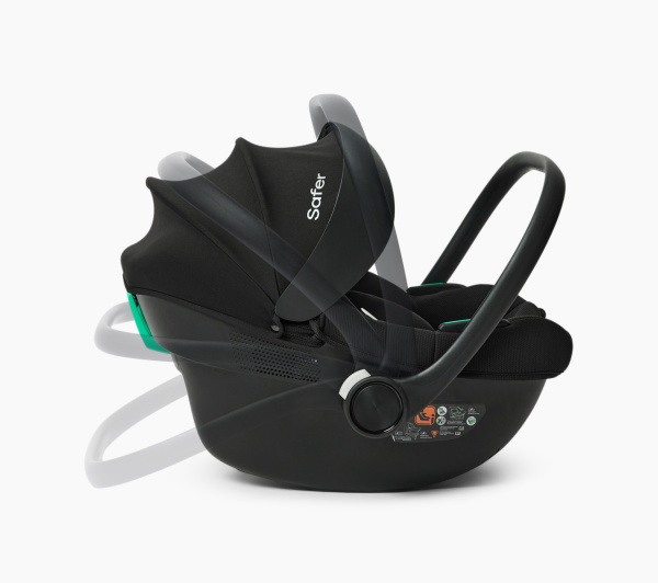 Автолюлька Happy Baby Safer (black)