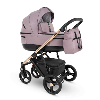 Коляска 3в1 Camarelo Belagio темно-розовый жаккард 09