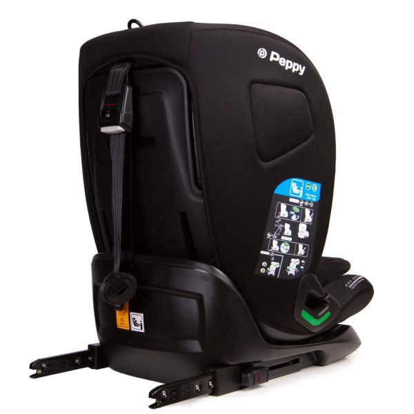 Автокресло Peppy Lambo i-Size (9-36 кг) Black (Черный)