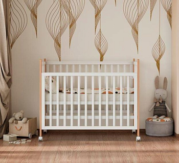 Кровать Lunna Lika Белая-Бук