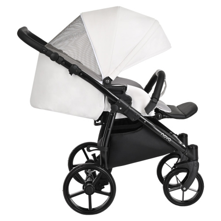 Коляска 3в1 Tutis Novo Кожа White (+Carrello Nova)