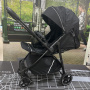 Коляска с перекидной ручкой Luxmom 3102 Черный