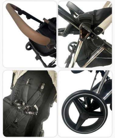 Коляска 2в1 Luxmom F1 Серый