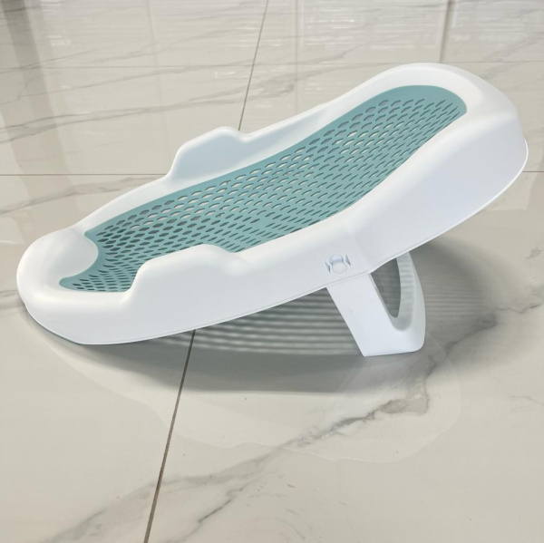 Горка для купания силиконовая. Голубая