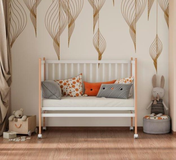 Кровать Lunna Lika Белая-Бук