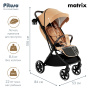 Коляска прогулочная Pituso Matrix XXL Mango-Tango