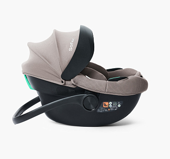 Автолюлька Happy Baby Safer (beige grey)