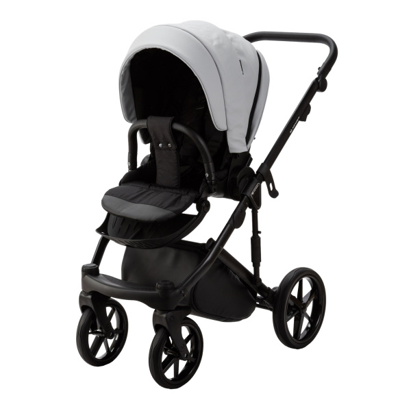 Коляска 2в1 Adamex Lumi Air Кожа Серая SA-3