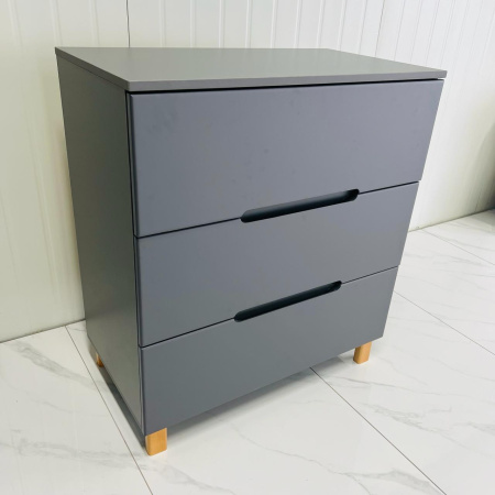 Комод Ecco Valory с доводчиками Moon Grey-Бук