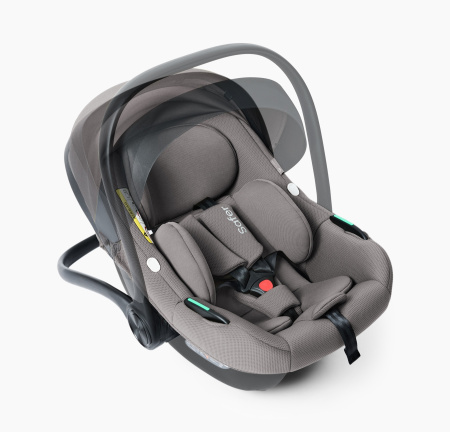 Автолюлька Happy Baby Safer (dark grey)