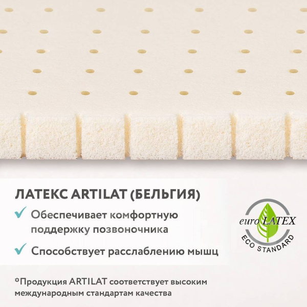 Матрас ясельный Plitex Eco Life (120х60х12см)