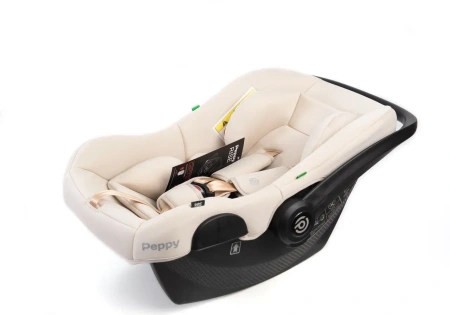 Автолюлька Peppy Rise (carbon) 40-87 см (milk)