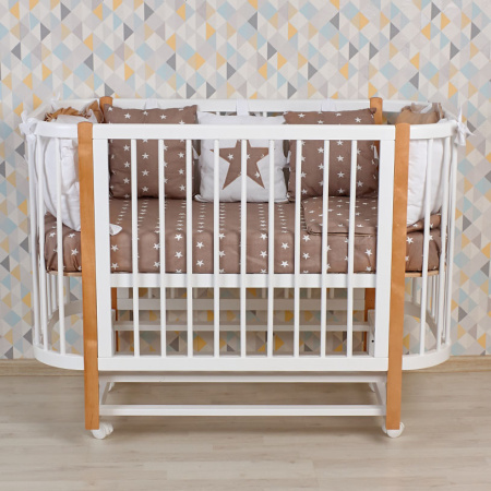 Кровать Солнышко Белый-Бук