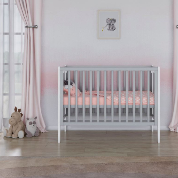 Кровать Incanto Astra маятник, цвет Серый/Белый