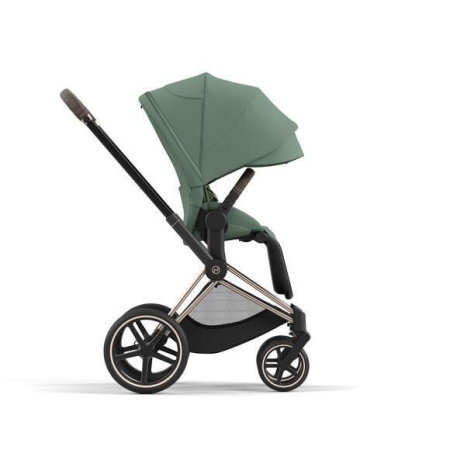 Коляска 2в1 Cybex Priam IV Rosegold цвет Leaf Green