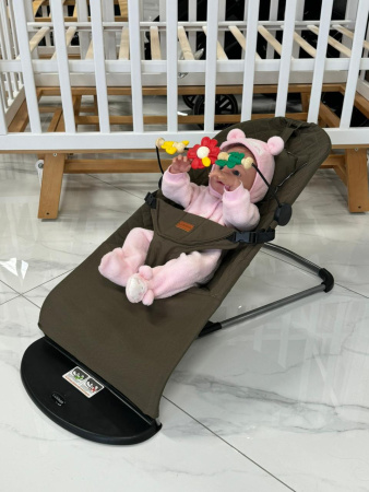 Шезлонг Luxmom для младенцев, хаки