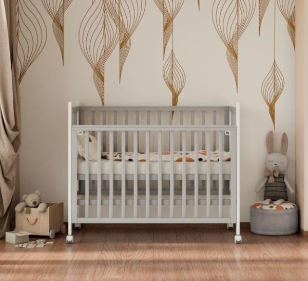 Кровать Lunna Lika Серая-Белая