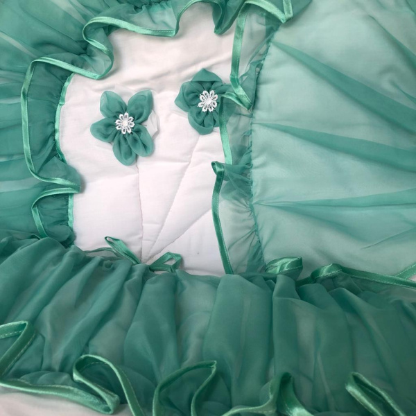 Комплект 4 пр. Цветочки ментол