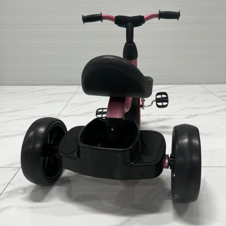 Велосипед трехколесный. Розовый. 568