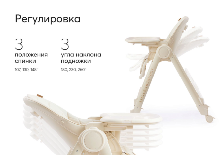 Стул для кормления Happy Baby BERNY LUX grey new