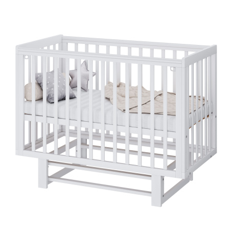 Кровать детская Polini kids Simple 341 с маятником, белый