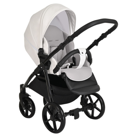 Коляска 3в1 Tutis Novo Кожа White (+Carrello Nova)