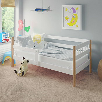 Кровать Подростковая Hanna New Белый-Бук