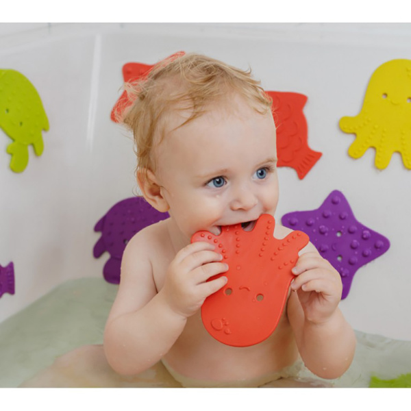 Антискользящие мини-коврики для ванны Roxy-Kids (12шт)