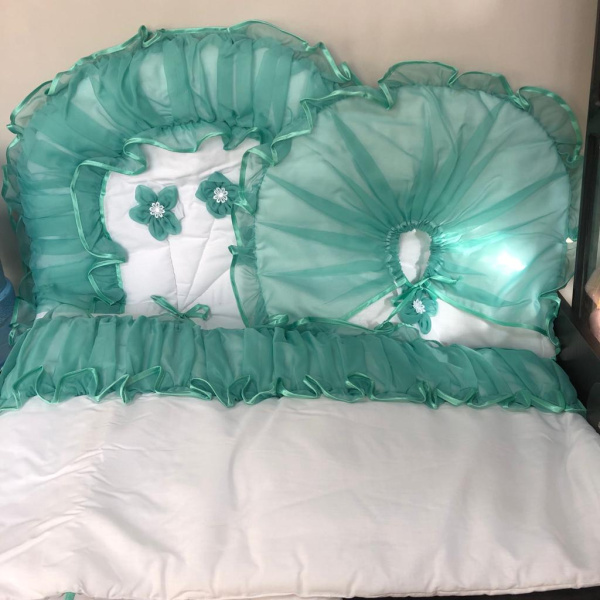 Комплект 4 пр. Цветочки ментол