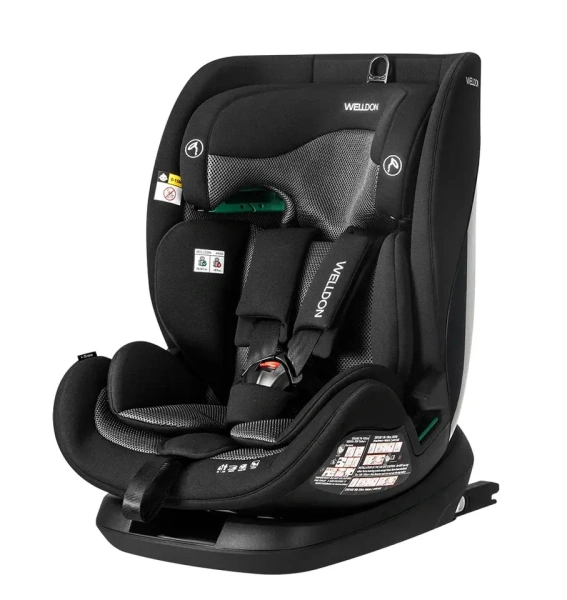 Автокресло Welldon Encore pro 9-36 i-Size 76-150 см (Ebony) черный