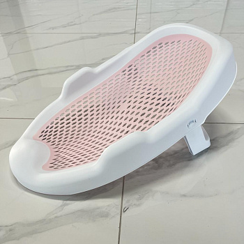 Горка для купания силиконовая. Розовая