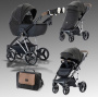 Коляска 2в1 Luxmom F1 Черный