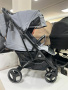 Коляска прогулочная 2024 Babalo Серый Черная рама