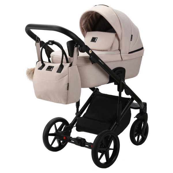 Коляска 2в1 Adamex Lumi Air Ткань Бежевая TK-20