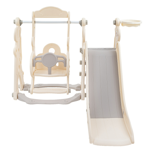 Горка-комплекс Дамми (горка, качели, баскет. кольцо) Biege