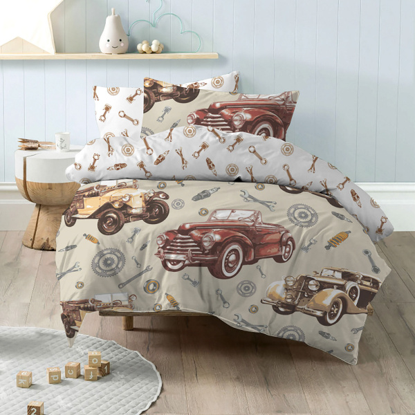 MONA LIZA КПБ 1,5 сп 50*70 "Водители" Бязь