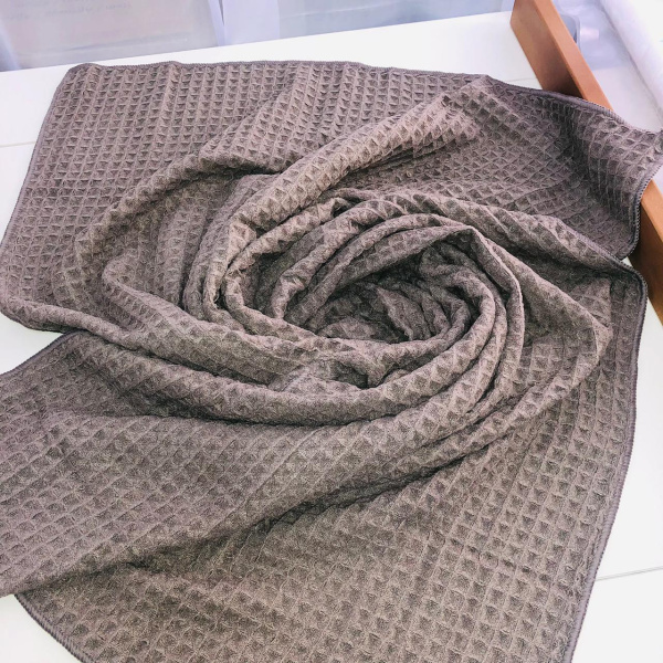 Полотенце банное, микрофибра, 70*140 см, Towel, серый