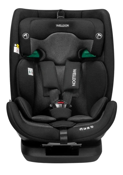 Автокресло Welldon Encore pro 9-36 i-Size 76-150 см (Ebony) черный