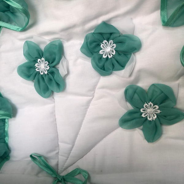 Комплект 4 пр. Цветочки ментол