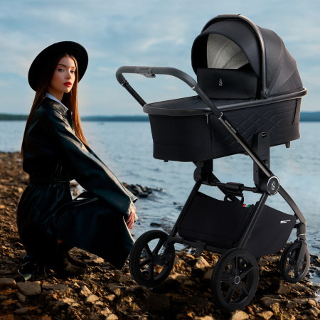 Коляска 2в1 SBL Elegante Chrome Black