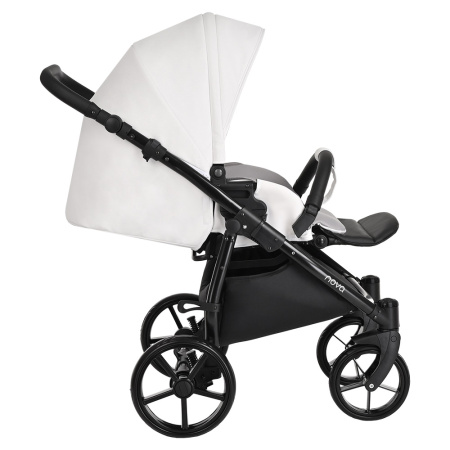 Коляска 3в1 Tutis Novo Кожа White (+Carrello Nova)