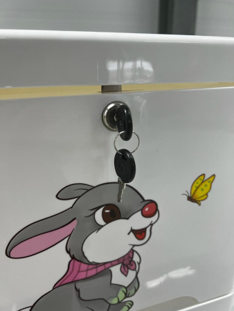 Комод пластиковый Бэмби 65*46*131см