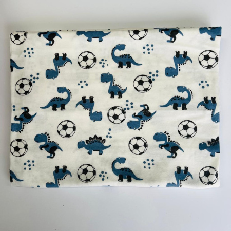 Пеленка трикотажная Динозаврики