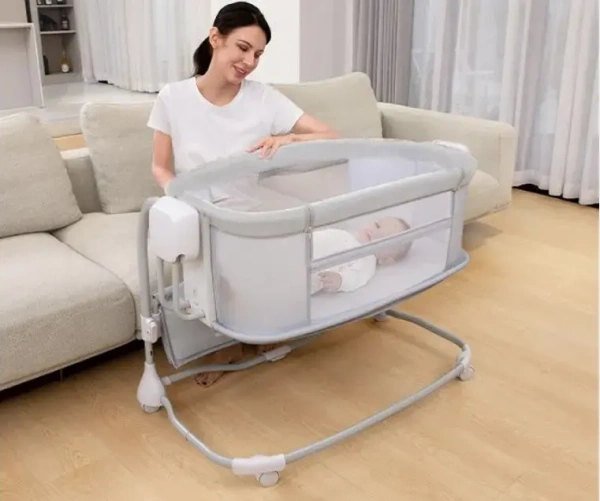 Колыбель Luxmom 08602 серый