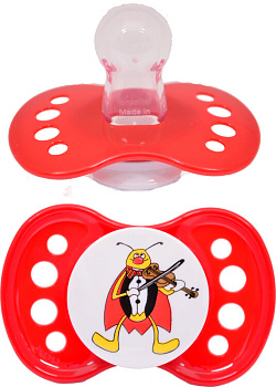 Соска-пустышка Ночка №2, 6-12 мес, силикон, 11041