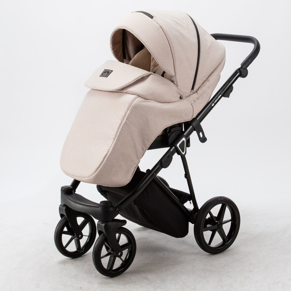Коляска 2в1 Adamex Porto Ткань Беж PS33