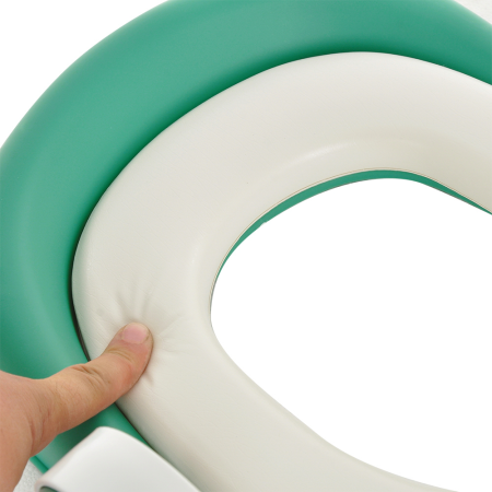 Сиденье для унитаза с лесенкой и ручками Green
