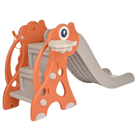 Горка Плутоша с баскет.кольцом Red/Красный, 153*72*75 см